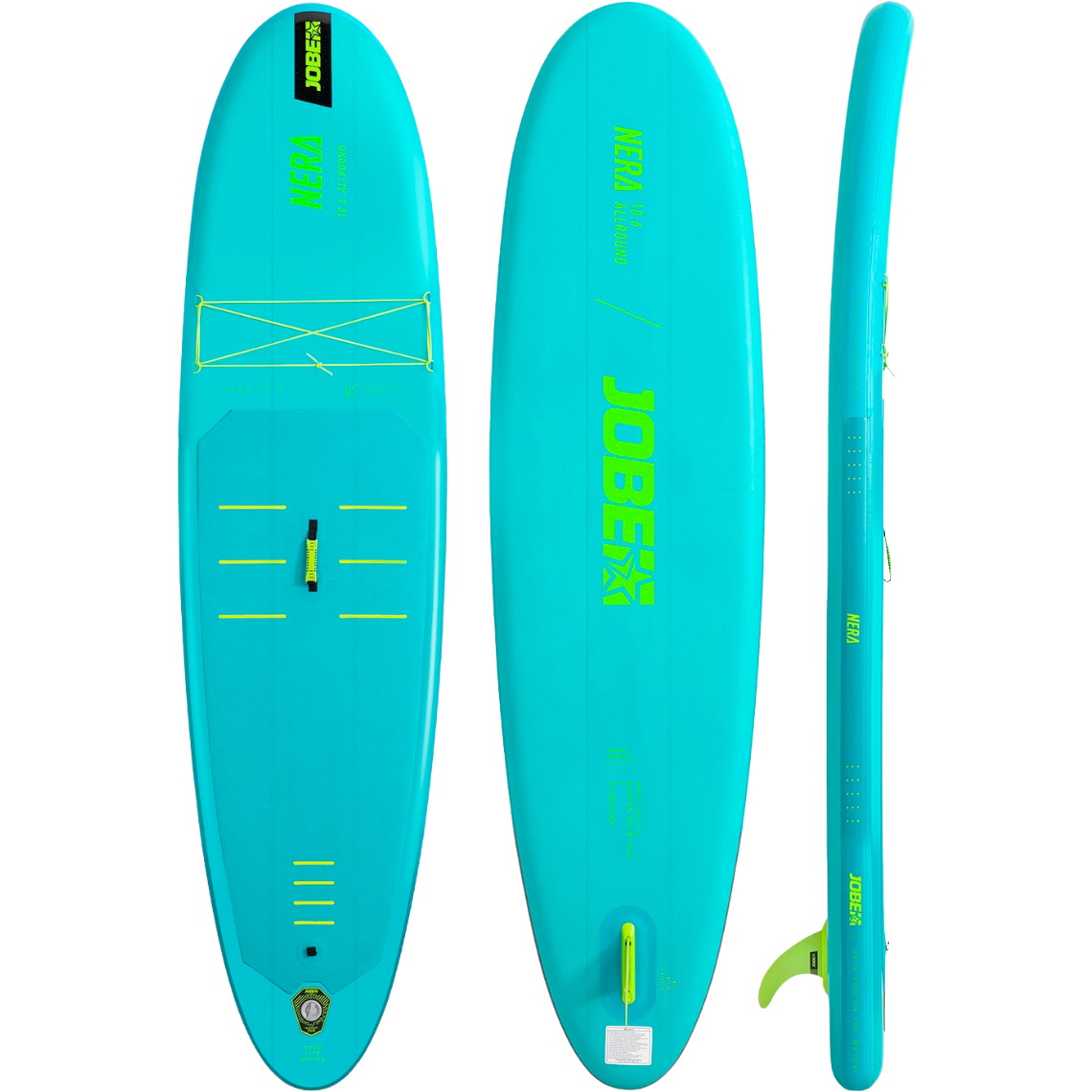 2026 Jobe Aero Nera SUP Lite Board 10.6 Package 486425011 - Turquoise / Green